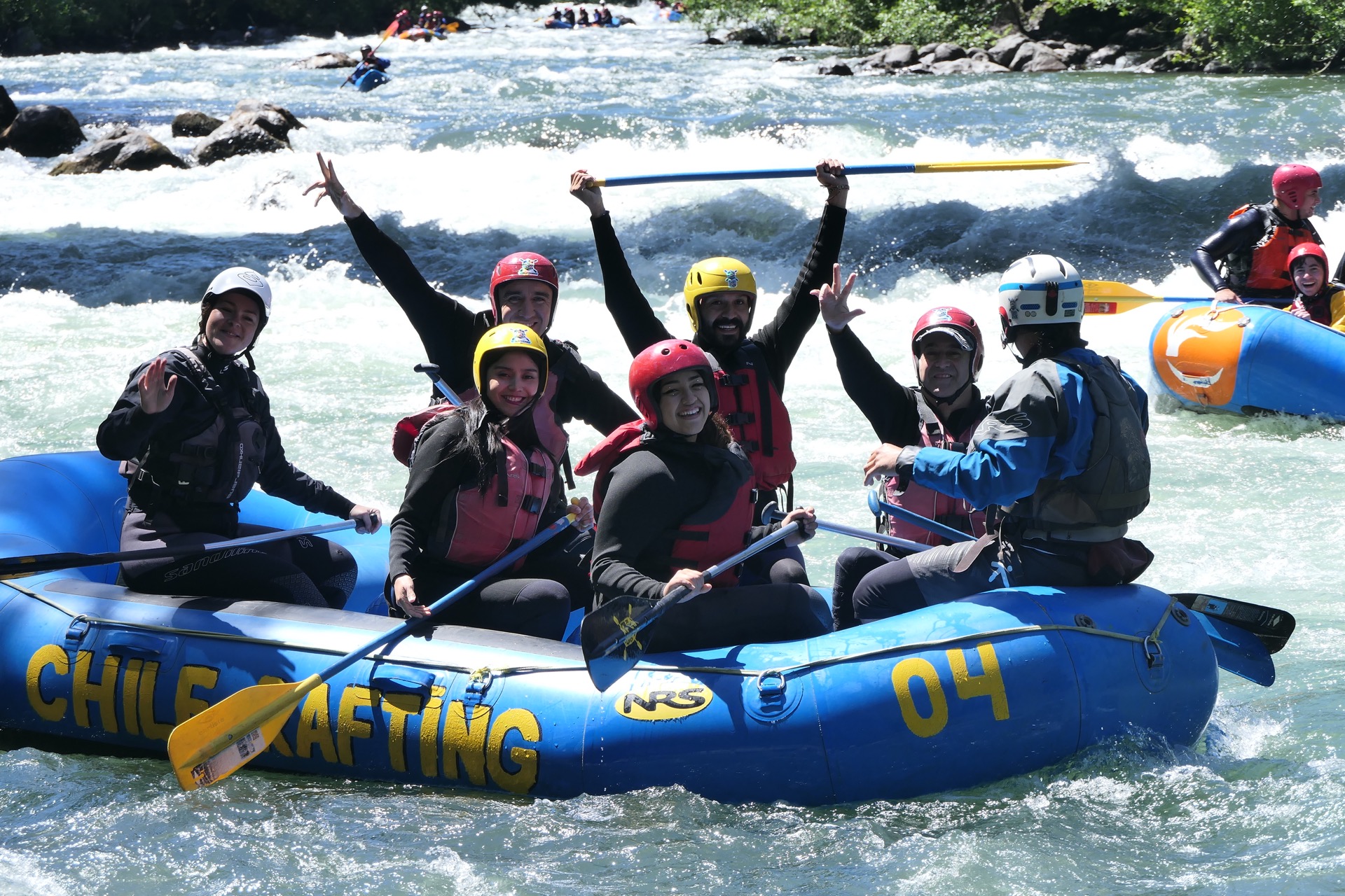 Rafting familiar