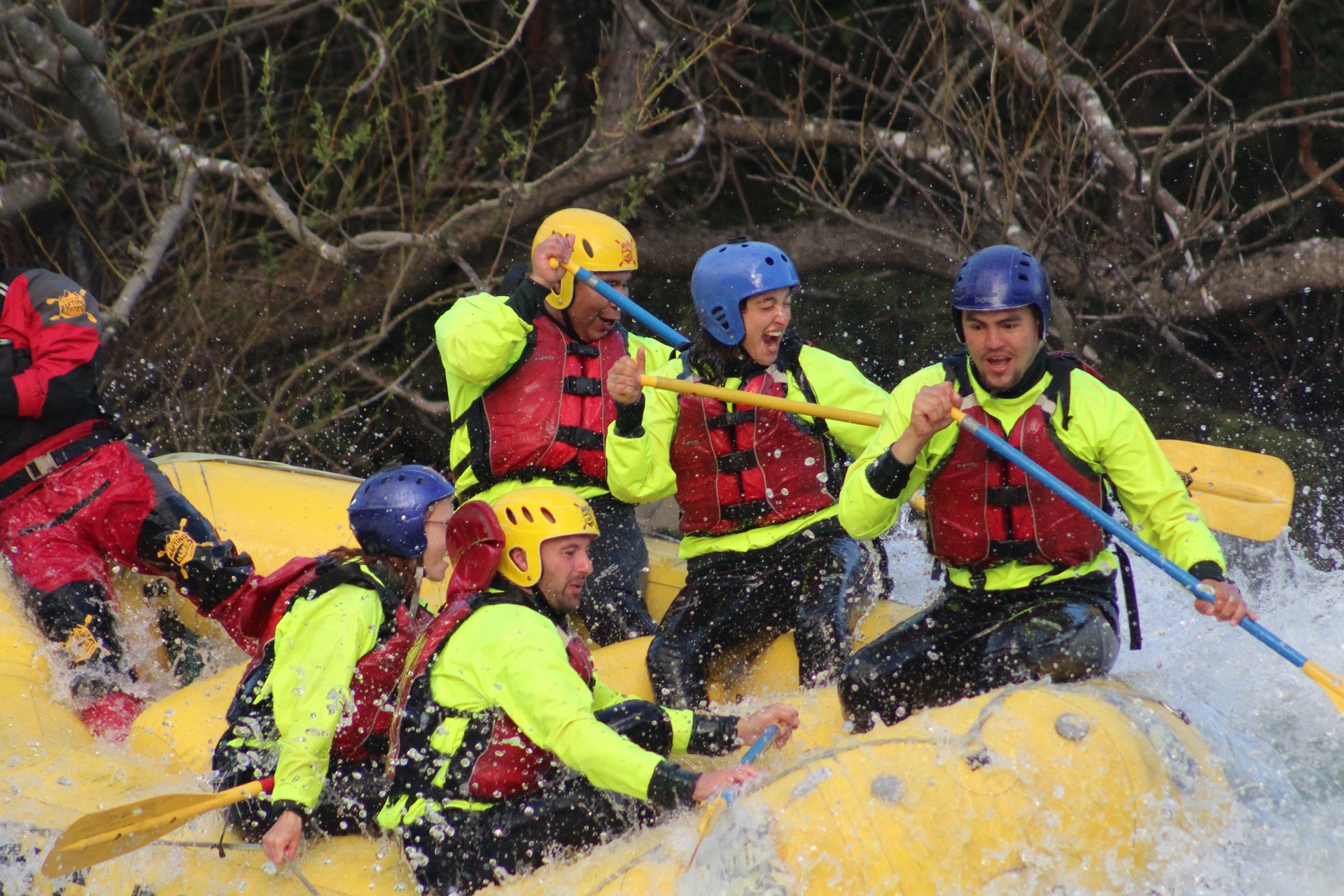 Rafting trancura bajo