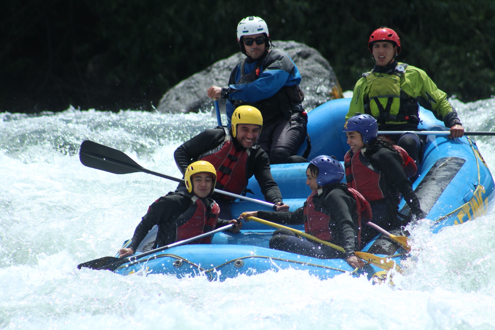 Rafting trancura bajo