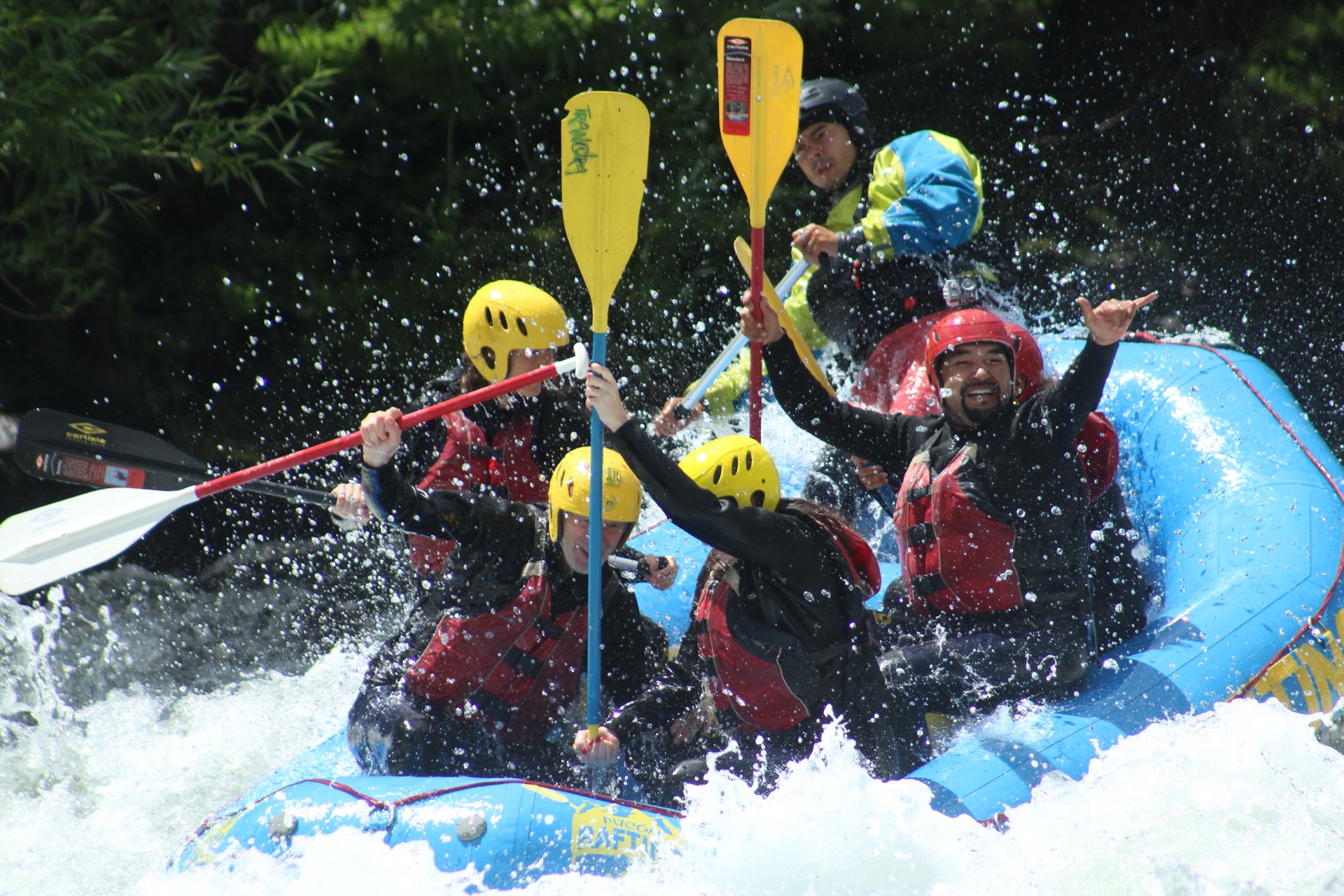 Rafting trancura bajo